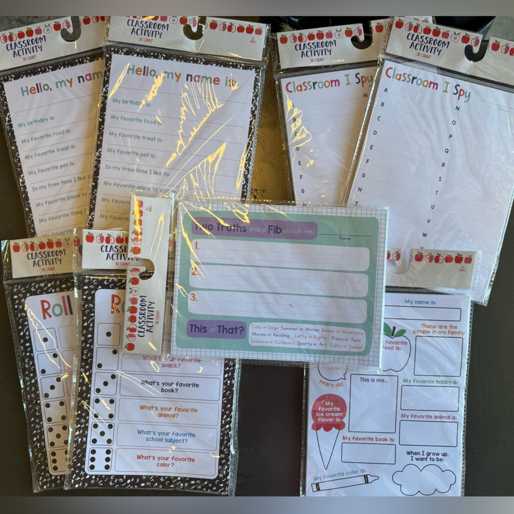 Classroom Activities Set for Teachers